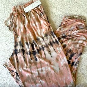 Silk Tie-dye Joggers